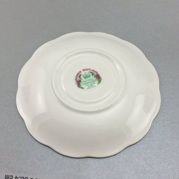 Vtg Clan Campbell Royal Standard Bonnie Scotland Teacup Saucer Fine Bone China - Picture 3 of 10